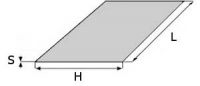 Изображение размеров "Алюминий лист АМГ2"